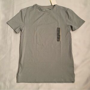 All in Motion Gray Crew Neck Short Sleeve T-Shirt Top Womens Small